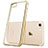 Custodia Silicone Trasparente Ultra Sottile Morbida T18 per Apple iPhone SE3 2022 Oro