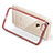 Custodia Silicone Trasparente Ultra Sottile Morbida T21 per Apple iPhone 7 Oro Rosa