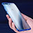Custodia Silicone Trasparente Ultra Sottile Morbida U03 per Huawei P10 Blu
