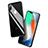 Custodia Silicone Trasparente Ultra Sottile Morbida V08 per Apple iPhone Xs Max Nero