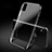 Custodia Silicone Trasparente Ultra Sottile Morbida V12 per Apple iPhone X Nero