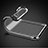 Custodia Silicone Trasparente Ultra Sottile Morbida V12 per Apple iPhone Xs Nero