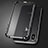 Custodia Silicone Trasparente Ultra Sottile Morbida V14 per Apple iPhone X Nero