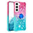 Custodia Silicone Ultra Sottile Cover Morbida Sfumato Y04B per Samsung Galaxy S21 Plus 5G