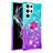 Custodia Silicone Ultra Sottile Cover Morbida Sfumato Y04B per Samsung Galaxy S22 Ultra 5G Multicolore