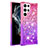 Custodia Silicone Ultra Sottile Cover Morbida Sfumato Y05B per Samsung Galaxy S21 Ultra 5G Viola