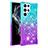 Custodia Silicone Ultra Sottile Cover Morbida Sfumato Y05B per Samsung Galaxy S22 Ultra 5G Multicolore