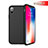 Custodia Silicone Ultra Sottile Morbida 360 Gradi B02 per Apple iPhone Xs Max Nero