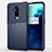 Custodia Silicone Ultra Sottile Morbida 360 Gradi Cover A01 per OnePlus 7T Pro 5G Blu