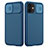 Custodia Silicone Ultra Sottile Morbida 360 Gradi Cover C01 per Apple iPhone 12 Blu