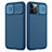 Custodia Silicone Ultra Sottile Morbida 360 Gradi Cover C01 per Apple iPhone 12 Pro Max Blu