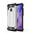 Custodia Silicone Ultra Sottile Morbida 360 Gradi Cover C01 per Huawei Honor 8X Argento