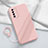 Custodia Silicone Ultra Sottile Morbida 360 Gradi Cover C01 per Huawei Honor Play4 5G Rosa