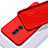 Custodia Silicone Ultra Sottile Morbida 360 Gradi Cover C01 per Huawei Mate 20 Lite Rosso