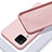 Custodia Silicone Ultra Sottile Morbida 360 Gradi Cover C01 per Huawei P40 Lite Rosa