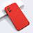 Custodia Silicone Ultra Sottile Morbida 360 Gradi Cover C01 per Oppo A52 Rosso