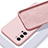 Custodia Silicone Ultra Sottile Morbida 360 Gradi Cover C01 per Oppo Reno4 Pro 5G Rosa