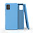 Custodia Silicone Ultra Sottile Morbida 360 Gradi Cover C01 per Samsung Galaxy A51 5G Cielo Blu