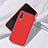 Custodia Silicone Ultra Sottile Morbida 360 Gradi Cover C01 per Samsung Galaxy A90 5G Rosso