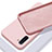 Custodia Silicone Ultra Sottile Morbida 360 Gradi Cover C01 per Samsung Galaxy Note 10 5G Rosa