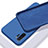 Custodia Silicone Ultra Sottile Morbida 360 Gradi Cover C01 per Samsung Galaxy Note 10 Plus Blu