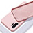 Custodia Silicone Ultra Sottile Morbida 360 Gradi Cover C01 per Samsung Galaxy Note 10 Plus Rosa