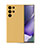 Custodia Silicone Ultra Sottile Morbida 360 Gradi Cover C01 per Samsung Galaxy S21 Ultra 5G Giallo