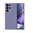 Custodia Silicone Ultra Sottile Morbida 360 Gradi Cover C01 per Samsung Galaxy S22 Ultra 5G Grigio Lavanda