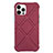 Custodia Silicone Ultra Sottile Morbida 360 Gradi Cover C02 per Apple iPhone 12 Pro Max Rosso Rosa