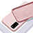 Custodia Silicone Ultra Sottile Morbida 360 Gradi Cover C02 per Huawei Honor View 30 Pro 5G Rosa