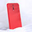 Custodia Silicone Ultra Sottile Morbida 360 Gradi Cover C02 per OnePlus 8 Rosso