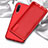 Custodia Silicone Ultra Sottile Morbida 360 Gradi Cover C02 per Samsung Galaxy A70S Rosso