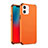 Custodia Silicone Ultra Sottile Morbida 360 Gradi Cover C03 per Apple iPhone 12 Arancione