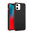 Custodia Silicone Ultra Sottile Morbida 360 Gradi Cover C03 per Apple iPhone 12 Nero