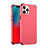 Custodia Silicone Ultra Sottile Morbida 360 Gradi Cover C03 per Apple iPhone 12 Pro Rosso Rosa