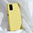 Custodia Silicone Ultra Sottile Morbida 360 Gradi Cover C03 per Huawei Honor V30 5G Giallo