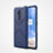 Custodia Silicone Ultra Sottile Morbida 360 Gradi Cover C03 per OnePlus 7T Pro Blu