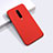 Custodia Silicone Ultra Sottile Morbida 360 Gradi Cover C03 per OnePlus 8 Rosso