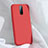 Custodia Silicone Ultra Sottile Morbida 360 Gradi Cover C03 per Oppo R17 Pro Rosso
