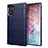Custodia Silicone Ultra Sottile Morbida 360 Gradi Cover C05 per Samsung Galaxy Note 10 5G Blu