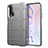 Custodia Silicone Ultra Sottile Morbida 360 Gradi Cover C06 per Huawei Nova 6 5G Argento