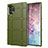 Custodia Silicone Ultra Sottile Morbida 360 Gradi Cover C06 per Samsung Galaxy Note 10 Plus 5G Verde