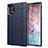 Custodia Silicone Ultra Sottile Morbida 360 Gradi Cover C06 per Samsung Galaxy Note 10 Plus Blu