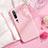 Custodia Silicone Ultra Sottile Morbida 360 Gradi Cover C06 per Xiaomi Mi Note 10 Pro Rosa