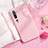 Custodia Silicone Ultra Sottile Morbida 360 Gradi Cover C06 per Xiaomi Mi Note 10 Rosa