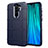 Custodia Silicone Ultra Sottile Morbida 360 Gradi Cover C06 per Xiaomi Redmi Note 8 Pro Blu