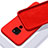 Custodia Silicone Ultra Sottile Morbida 360 Gradi Cover C08 per Huawei Mate 20 Rosso