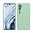 Custodia Silicone Ultra Sottile Morbida 360 Gradi Cover C08 per Xiaomi Mi Note 10 Verde