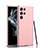 Custodia Silicone Ultra Sottile Morbida 360 Gradi Cover D02 per Samsung Galaxy S23 Ultra 5G Oro Rosa