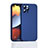 Custodia Silicone Ultra Sottile Morbida 360 Gradi Cover G01 per Apple iPhone 13 Pro Blu
